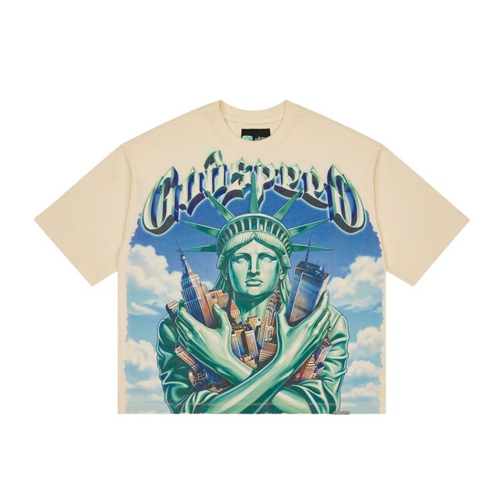 Godspeed NextGen Crew Neck T-Shirt Empire Guardian Mens Beige EMPRIE